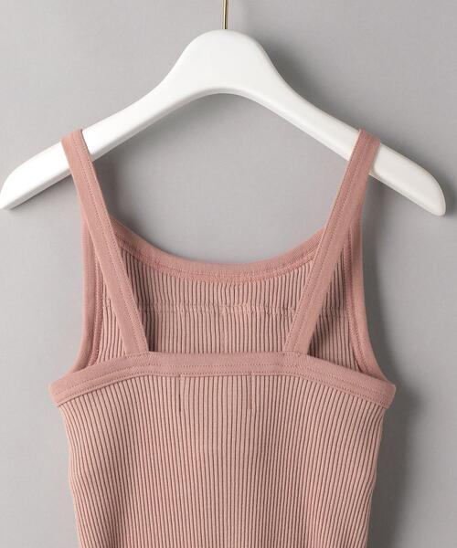 Lepidos（レピドス）の「＜Lepidos＞スクエアネックニットキャミソール ◆（キャミソール・レディース・ホワイト/ブラック/モカ・FREE）」の15枚目の写真