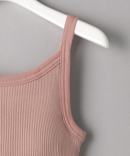 Lepidos（レピドス）の「＜Lepidos＞スクエアネックニットキャミソール ◆（キャミソール・レディース・ホワイト/ブラック/モカ・FREE）」の16枚目の写真