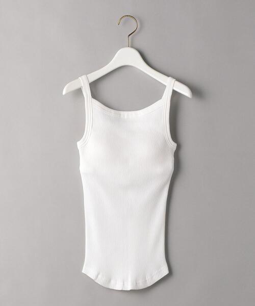 Lepidos（レピドス）の「＜Lepidos＞スクエアネックニットキャミソール ◆（キャミソール・レディース・ホワイト/ブラック/モカ・FREE）」の22枚目の写真