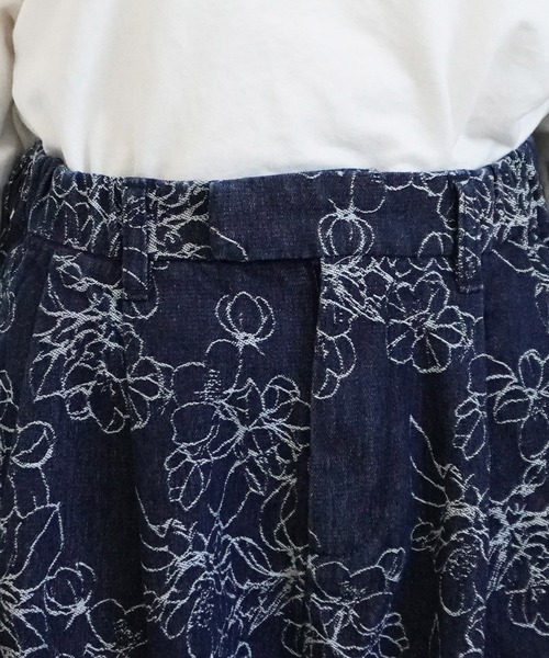 SELECT LEVERY(セレクトリベリー)の「デニムサーカスパンツ(デニムパンツ・レディース・ライトブルー/ネイビー/ブルー/ワンウォッシュ/ストライプ/ブルー系その他・SMALL/MEDIUM/LARGE/X-LARGE)」の15枚目の写真