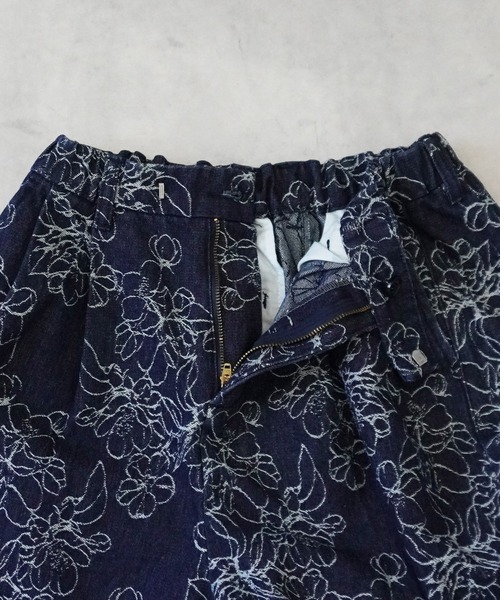 SELECT LEVERY(セレクトリベリー)の「デニムサーカスパンツ(デニムパンツ・レディース・ライトブルー/ネイビー/ブルー/ワンウォッシュ/ストライプ/ブルー系その他・SMALL/MEDIUM/LARGE/X-LARGE)」の20枚目の写真