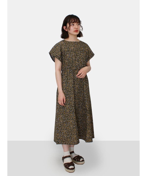 セール 花柄フレンチスリーブワンピース ワンピース Ehka Sopo エヘカソポ のファッション通販 Zozotown