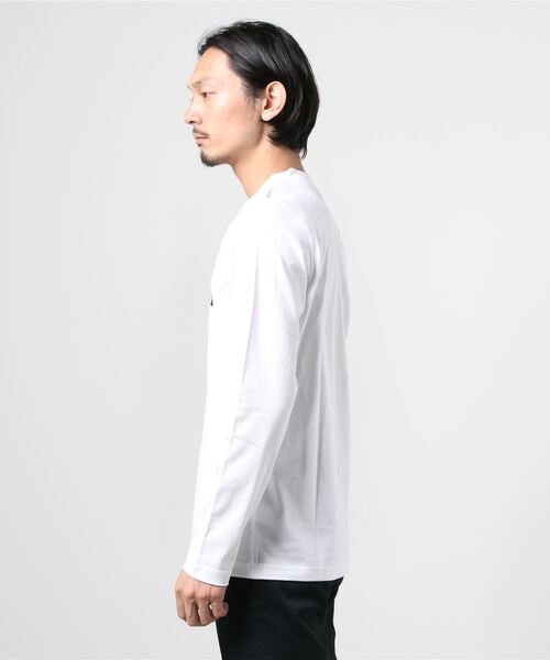 TANTA（タンタ）の「TANTA/タンタ/LIL CHAPPY HIGH NECK L/S カットソー（Tシャツ/カットソー・メンズ・ホワイト/ブラック・SMALL/MEDIUM/LARGE/X-LARGE）」の3枚目の写真