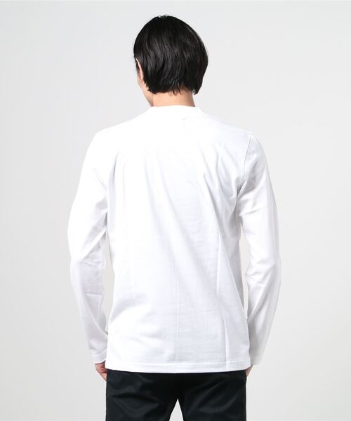 TANTA（タンタ）の「TANTA/タンタ/LIL CHAPPY HIGH NECK L/S カットソー（Tシャツ/カットソー・メンズ・ホワイト/ブラック・SMALL/MEDIUM/LARGE/X-LARGE）」の4枚目の写真