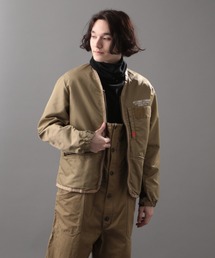 AVIREX | ミリタリー ジップ カーディガン / MILITARY ZIP CARDIGAN / アヴィレックス / AVIREX(ノーカラージャケット)