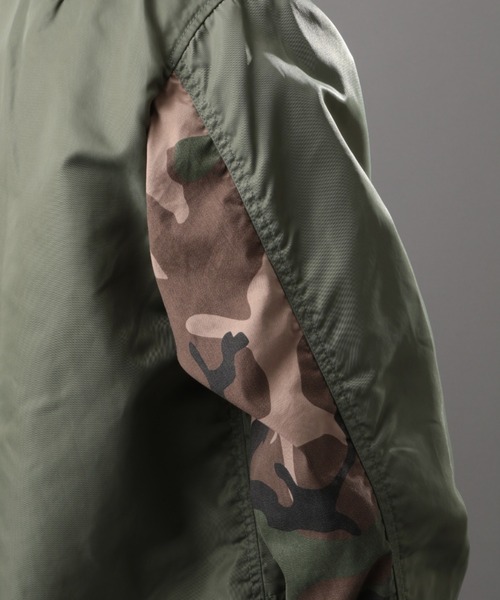 AVIREX(アヴィレックス)の「ミリタリー ジップ カーディガン / MILITARY ZIP CARDIGAN / アヴィレックス / AVIREX(ノーカラージャケット・メンズ・ブラック/セージグリーン/タン・MEDIUM/LARGE/X-LARGE/XX-LARGE)」の17枚目の写真