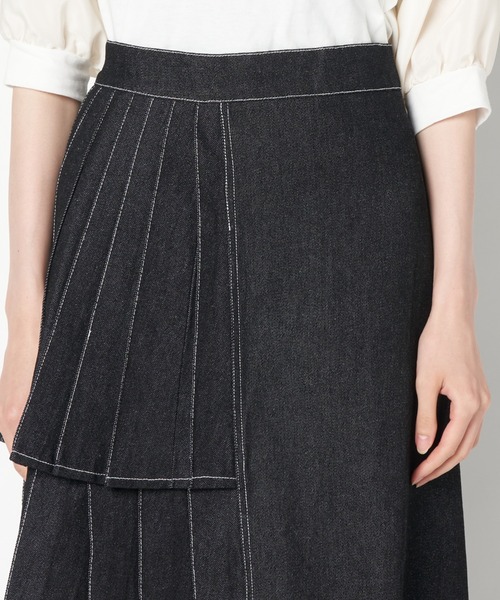 ライチ（ライチ）の「vingtrois/293-54142（スカート・レディース・ブラック/ブルー・FREE）」の5枚目の写真