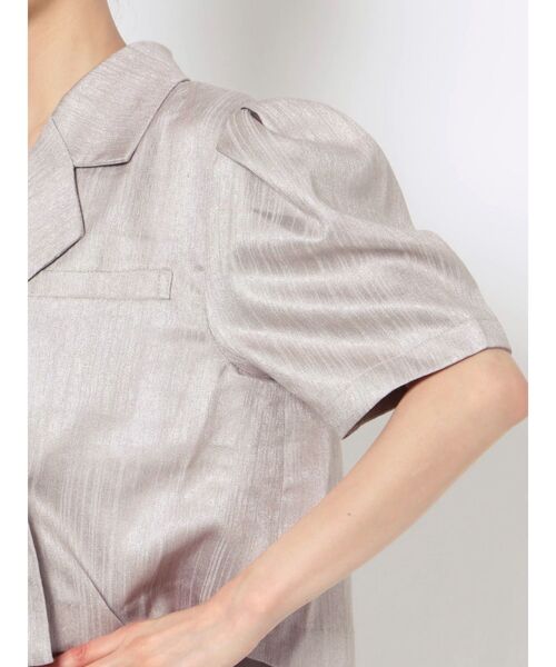 jouetie（ジュエティ）の「ハーフスリーブジャケットライクセットアップ（セットアップ・レディース・アイボリー/ブラック・MEDIUM）」の20枚目の写真