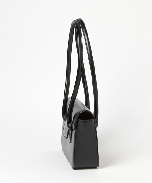 Heather（ヘザー）の「スクエアロングハンドＢＡＧ　959859（ハンドバッグ・レディース・ブラック/アイボリー・ONE SIZE）」の6枚目の写真