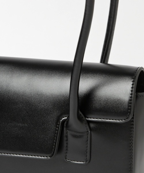 Heather（ヘザー）の「スクエアロングハンドＢＡＧ　959859（ハンドバッグ・レディース・ブラック/アイボリー・ONE SIZE）」の10枚目の写真