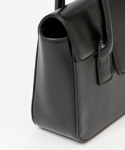 Heather（ヘザー）の「スクエアロングハンドＢＡＧ　959859（ハンドバッグ・レディース・ブラック/アイボリー・ONE SIZE）」の12枚目の写真