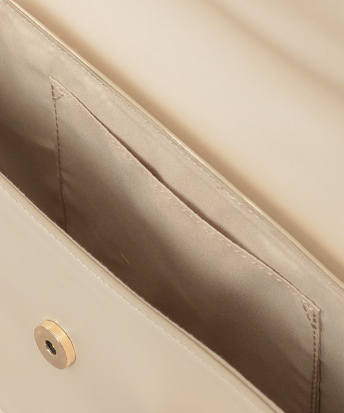 Heather（ヘザー）の「スクエアロングハンドＢＡＧ　959859（ハンドバッグ・レディース・ブラック/アイボリー・ONE SIZE）」の20枚目の写真