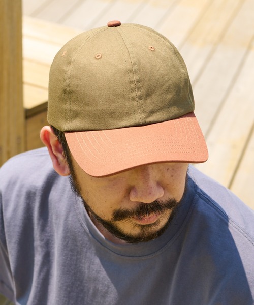 CIAOPANIC TYPY（チャオパニックティピー）の「配色キャップ（キャップ・メンズ・ネイビー/グレー/カーキ・ONE SIZE）」の2枚目の写真