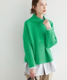 ROPE' PICNIC | 【芳根京子さん別注カラー:ブルー,カラシ】リブ切替プルオーバー(ニット/セーター)