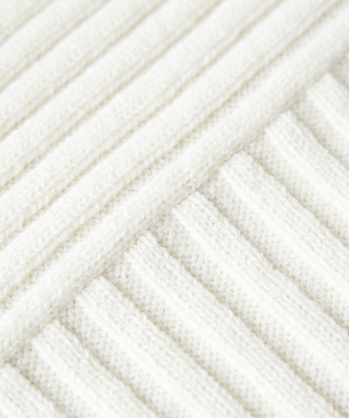 ROPE' PICNIC（ロペピクニック）の「【芳根京子さん別注カラー:ブルー,カラシ】リブ切替プルオーバー（ニット/セーター・レディース・ブラック/キナリ/ブラウン系その他2/カーキ/ラベンダー/ピンク系その他/クリーム/グリーン/ピンク/ブルー/マスタード・38/40）」の16枚目の写真