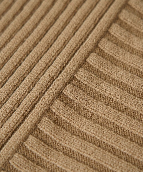 ROPE' PICNIC（ロペピクニック）の「【芳根京子さん別注カラー:ブルー,カラシ】リブ切替プルオーバー（ニット/セーター・レディース・ブラック/キナリ/ブラウン系その他2/カーキ/ラベンダー/ピンク系その他/クリーム/グリーン/ピンク/ブルー/マスタード・38/40）」の17枚目の写真