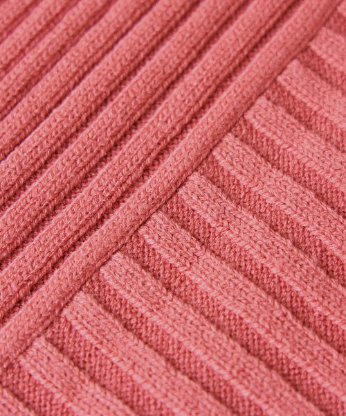 ROPE' PICNIC（ロペピクニック）の「【芳根京子さん別注カラー:ブルー,カラシ】リブ切替プルオーバー（ニット/セーター・レディース・ブラック/キナリ/ブラウン系その他2/カーキ/ラベンダー/ピンク系その他/クリーム/グリーン/ピンク/ブルー/マスタード・38/40）」の19枚目の写真