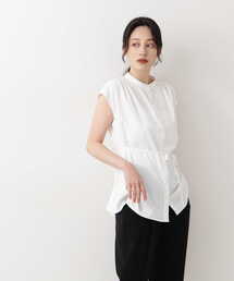 NATURAL BEAUTY BASIC | フレンチスリーブチュニック(シャツ/ブラウス)