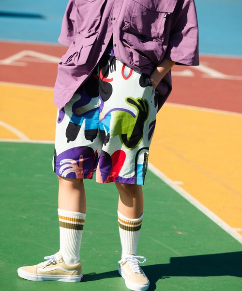 【セール】【Keeenue×FIRST DOWN】グラフィック コジー ショーツ（その他パンツ）｜FIRST DOWN（ファーストダウン）