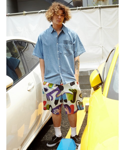 FIRST DOWN（ファーストダウン）の「【Keeenue×FIRST DOWN】グラフィック コジー ショーツ（その他パンツ・メンズ・カラフル・XL/L/M）」の12枚目の写真