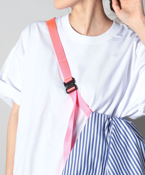 GLOSTER（グロスター）の「【GLOSTER/グロスター】MULTI-PURPOSE BUCKLE BELT ナイロンベルト（ベルト・メンズ・チャコールグレー/ブラック/ベージュ/ライトグリーン/オリーブ/パープル/ピンク/オレンジ・FREE）」の7枚目の写真