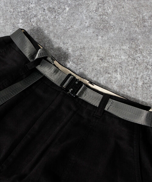 GLOSTER（グロスター）の「【GLOSTER/グロスター】MULTI-PURPOSE BUCKLE BELT ナイロンベルト（ベルト・メンズ・チャコールグレー/ブラック/ベージュ/ライトグリーン/オリーブ/パープル/ピンク/オレンジ・FREE）」の2枚目の写真