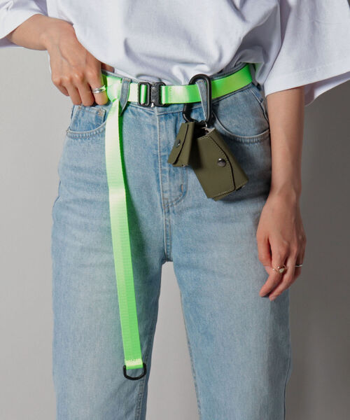 GLOSTER（グロスター）の「【GLOSTER/グロスター】MULTI-PURPOSE BUCKLE BELT ナイロンベルト（ベルト・メンズ・チャコールグレー/ブラック/ベージュ/ライトグリーン/オリーブ/パープル/ピンク/オレンジ・FREE）」の5枚目の写真