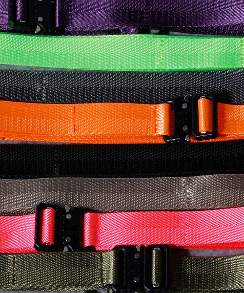 GLOSTER（グロスター）の「【GLOSTER/グロスター】MULTI-PURPOSE BUCKLE BELT ナイロンベルト（ベルト・メンズ・チャコールグレー/ブラック/ベージュ/ライトグリーン/オリーブ/パープル/ピンク/オレンジ・FREE）」の11枚目の写真