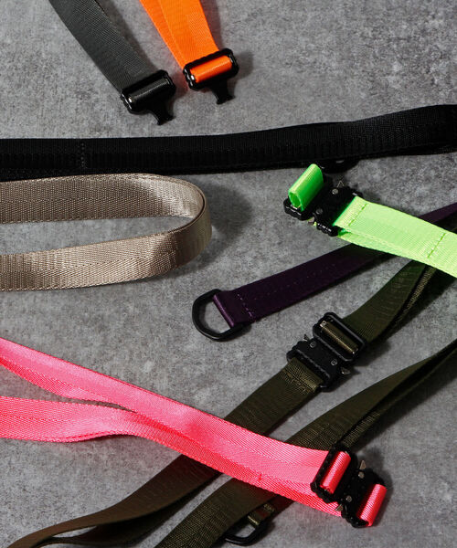GLOSTER（グロスター）の「【GLOSTER/グロスター】MULTI-PURPOSE BUCKLE BELT ナイロンベルト（ベルト・メンズ・チャコールグレー/ブラック/ベージュ/ライトグリーン/オリーブ/パープル/ピンク/オレンジ・FREE）」の10枚目の写真