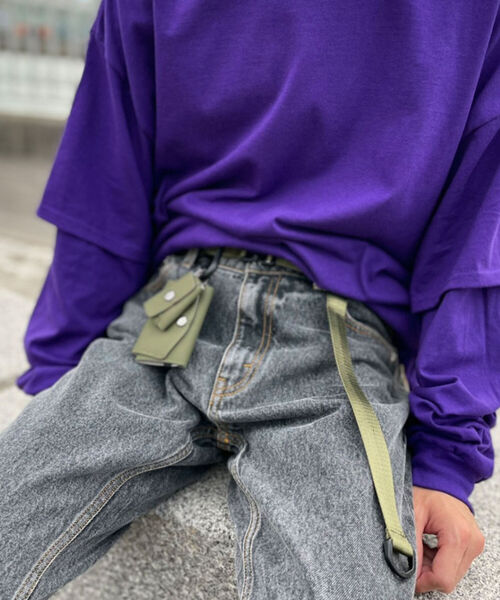 GLOSTER（グロスター）の「【GLOSTER/グロスター】MULTI-PURPOSE BUCKLE BELT ナイロンベルト（ベルト・メンズ・チャコールグレー/ブラック/ベージュ/ライトグリーン/オリーブ/パープル/ピンク/オレンジ・FREE）」の18枚目の写真