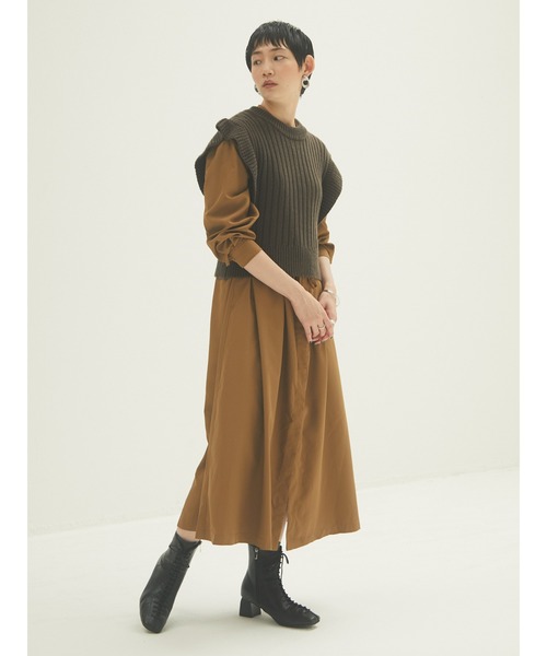 armonia（アルモニーア）の「armonia・Ａラインドレッシーワンピース（ワンピース・レディース・ブラウン/ブラック・FREE）」の22枚目の写真