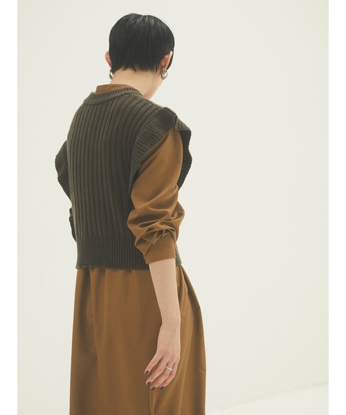 armonia（アルモニーア）の「armonia・Ａラインドレッシーワンピース（ワンピース・レディース・ブラウン/ブラック・FREE）」の17枚目の写真