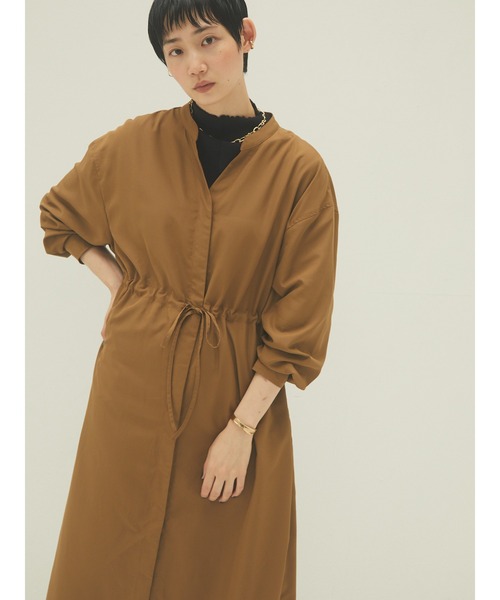 armonia（アルモニーア）の「armonia・Ａラインドレッシーワンピース（ワンピース・レディース・ブラウン/ブラック・FREE）」の3枚目の写真