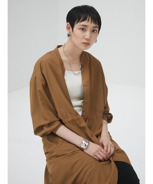 armonia（アルモニーア）の「armonia・Ａラインドレッシーワンピース（ワンピース・レディース・ブラウン/ブラック・FREE）」の10枚目の写真