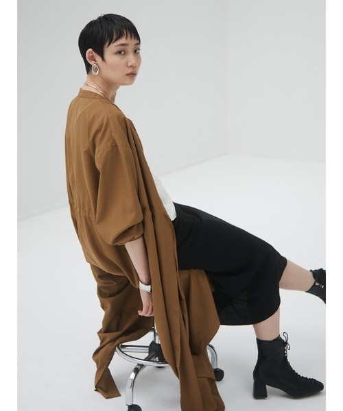 armonia（アルモニーア）の「armonia・Ａラインドレッシーワンピース（ワンピース・レディース・ブラウン/ブラック・FREE）」の8枚目の写真