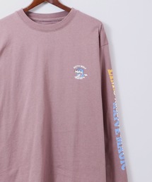 Limited Line Naive Magic | 天竺スリーブ ウルフプリント 長袖Tシャツ(Tシャツ/カットソー)