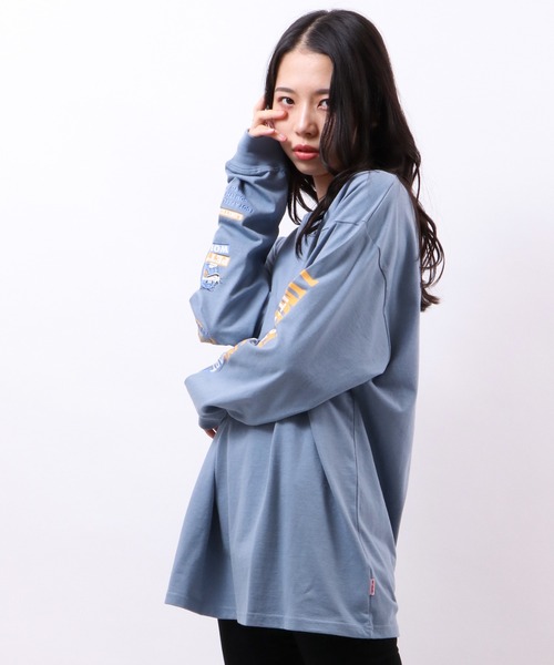 Limited Line Naive Magic(リミテッドラインナイーブマジック)の「天竺スリーブ ウルフプリント 長袖Tシャツ(Tシャツ/カットソー・メンズ・ホワイト/ブラック/ベージュ/ブルー/グリーン/ライトブルーグレー・M/L)」の22枚目の写真