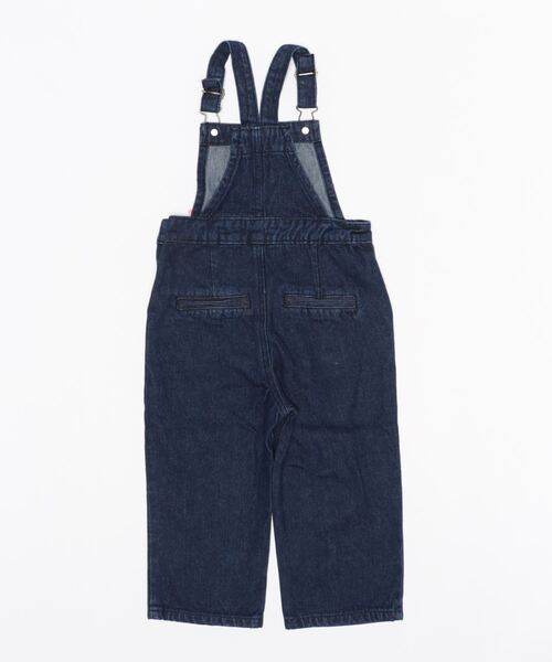 coca(coca)(コカ)の「キッズ 親子お揃いセミワイドデニムベイカーサロペット(サロペット/オーバーオール・キッズ・インディゴブルー・100/110/120/130)」の2枚目の写真