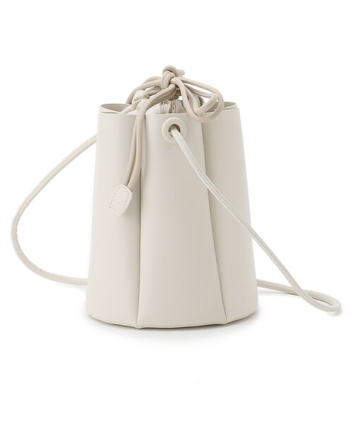 OPAQUE.CLIP（オペークドットクリップ）の「◆カヌレプリーツショルダーバッグ【2WAY】（ショルダーバッグ・レディース・マスタード/オフホワイト/ベージュ・00）」の19枚目の写真