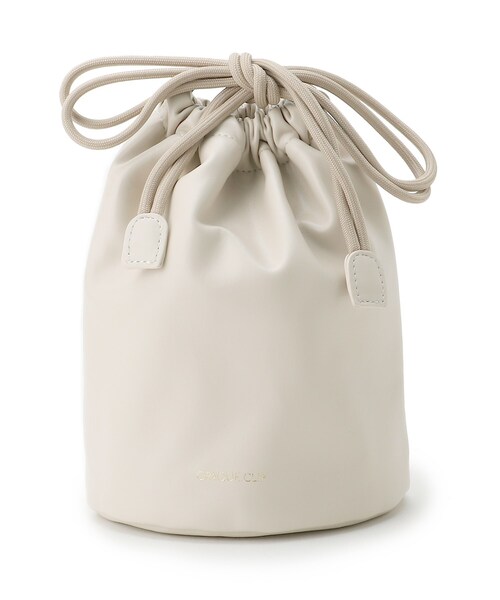 OPAQUE.CLIP（オペークドットクリップ）の「◆カヌレプリーツショルダーバッグ【2WAY】（ショルダーバッグ・レディース・マスタード/オフホワイト/ベージュ・00）」の4枚目の写真