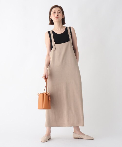 OPAQUE.CLIP（オペークドットクリップ）の「◆カヌレプリーツショルダーバッグ【2WAY】（ショルダーバッグ・レディース・マスタード/オフホワイト/ベージュ・00）」の5枚目の写真