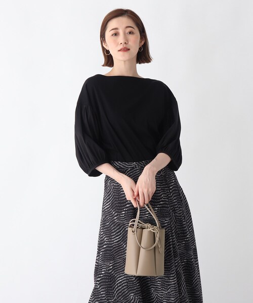 OPAQUE.CLIP（オペークドットクリップ）の「◆カヌレプリーツショルダーバッグ【2WAY】（ショルダーバッグ・レディース・マスタード/オフホワイト/ベージュ・00）」の18枚目の写真