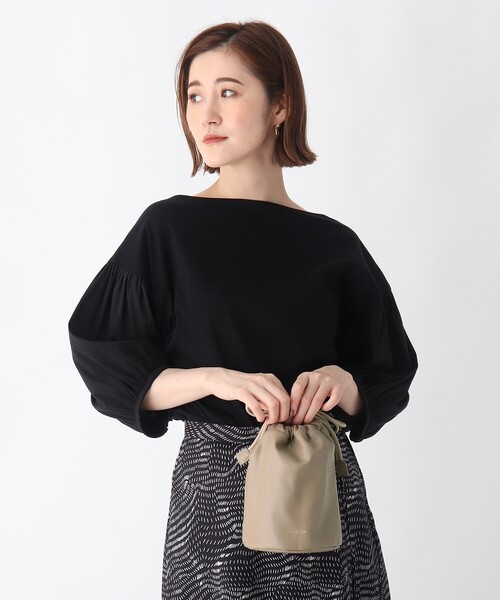 OPAQUE.CLIP（オペークドットクリップ）の「◆カヌレプリーツショルダーバッグ【2WAY】（ショルダーバッグ・レディース・マスタード/オフホワイト/ベージュ・00）」の14枚目の写真