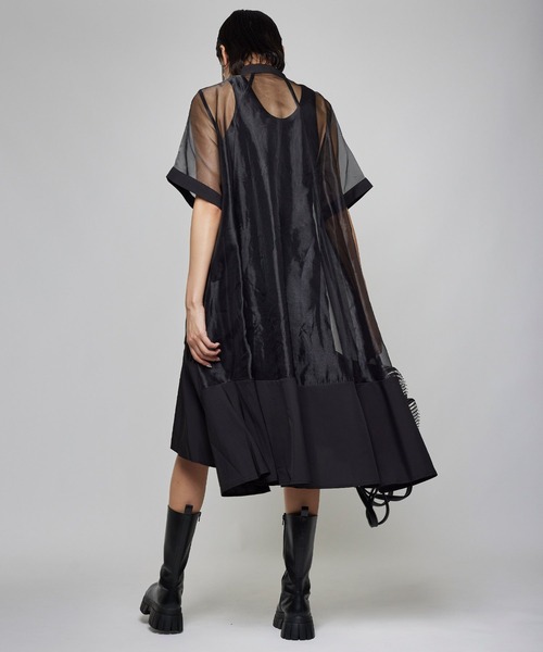 Narcissus(ナルシス)の「【Narcissus】オーガンジーワンピース(ワンピース・レディース・ブラック・FREE)」の11枚目の写真