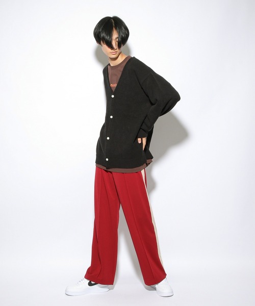 PBLIM（ページボーイリム）の「【PAGEBOYLIM】Vニットカラーカーデ（カーディガン/ボレロ・レディース・ブラック/パープル/レッド/ホワイト系その他・MEDIUM/LARGE）」の14枚目の写真