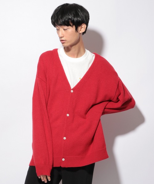 PBLIM（ページボーイリム）の「【PAGEBOYLIM】Vニットカラーカーデ（カーディガン/ボレロ・レディース・ブラック/パープル/レッド/ホワイト系その他・MEDIUM/LARGE）」の20枚目の写真