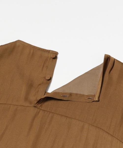 SENSE OF PLACE by URBAN RESEARCH（センスオブプレイスバイアーバンリサーチ）の「フリルカラーブラウス（シャツ/ブラウス・レディース・キャメル/ブラック/アイボリー・ONE）」の21枚目の写真