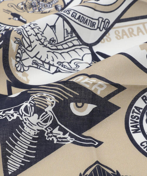 AVIREX(アヴィレックス)の「バンダナ / BANDANA / アヴィレックス / AVIREX(バンダナ/スカーフ・メンズ・カーキ/ブラック/ホワイト/ネイビー・FREE)」の8枚目の写真