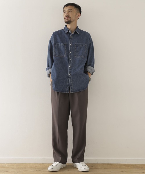 URBAN RESEARCH Sonny Label（アーバンリサーチサニーレーベル）の「クイックドライ/イージーケアデイリーパンツ（その他パンツ・メンズ・チャコールグレー/ブルー/アイボリー・MEDIUM/LARGE）」の22枚目の写真