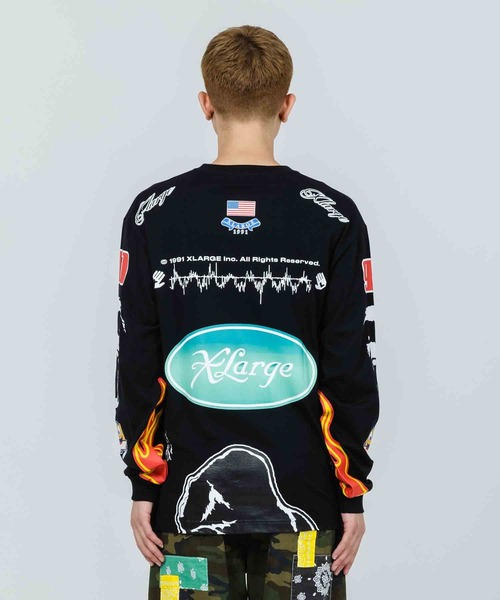 完売品X-LARGE RACING TEAM L/S tee tシャツ XL 黒 楽天市場】エクストララージ X-LARGE ロンT Tシャツ 長袖